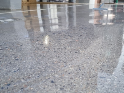 서울 도봉구 소규모 주차장 바닥연마작업·콘크리트바닥강화 사례