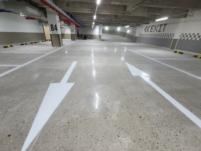 분당 상가 주차장 산업용바닥시공, 미끄럼방지·장기유지보수 효과