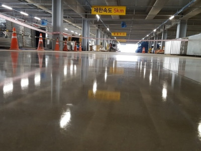 남양주 건축자재 창고 콘크리트폴리싱 유광마감 시공사례 | 건기폴리싱